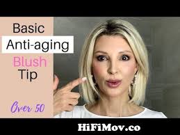easy anti aging blusher application