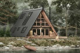 a beautiful a frame cabin you can build