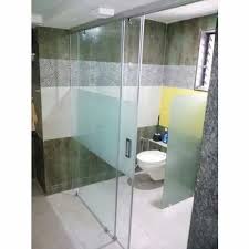 Hinged Shower Glass Door For Bathroom