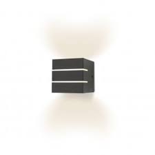 modern cube exterior wall matt black