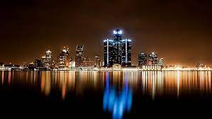 Detroit Skyline 1080p 2k 4k 5k Hd