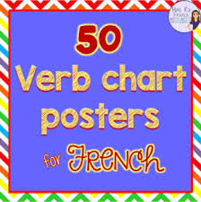 French Verb Chart Posters Regular And Irregular Verbs