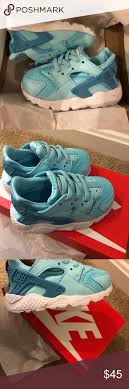 New Blue Toddler Nike Huarache Run Sneakers Baby Blue New