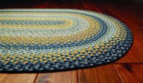 braided rug from old warn out fabric