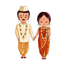 maharashtrian couple png image marathi
