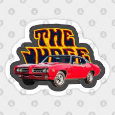 1969 Pontiac GTO Judge on front and back - Gto Judge - Sticker | TeePublic