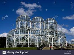 Crystal Palace - Gewächshaus des Botanischen Garten von Curitiba  Stockfotografie - Alamy