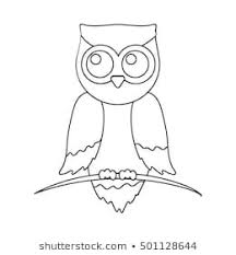 Royalty Free Owl Outline Images Stock Photos Vectors Shutterstock