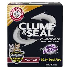 odor sealing clumping clay cat litter