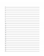 Free Printable Lined Notebook Paper