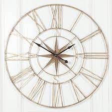 Compass Style Wall Clock Furniture