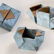diy easy hinged origami gift box