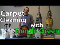 how to clean carpets using simple green