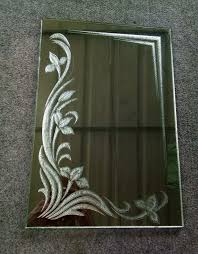 Frosted Etching Mirrors Etched Mirror