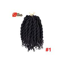 Silike 12 Inch Synthetic Goddess Faux Curly Crochet Braid