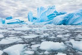 melting of polar ice shifting earth