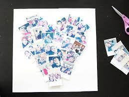 Diy Heart Shaped Photo Collage For