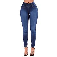 Womens Skinny Jeans Stretchy Pull On Slim Fit Butt Lift