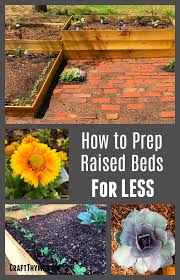 how to prepare raised garden beds weed
