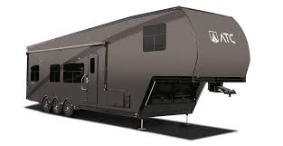 fifth wheel toy haulers atc trailers
