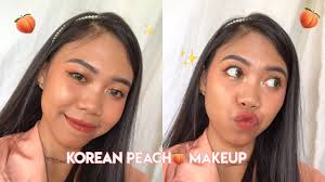 korean peach makeup di kulit sawo
