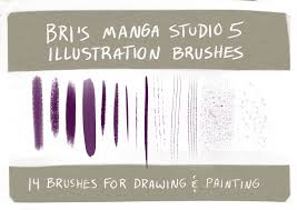 ilration brush set manga studio 5