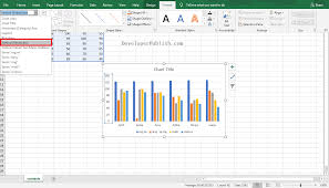 how to rotate charts and worksheet in