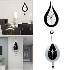 Silent Waterdrop Wall Clock Modern