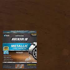 rust oleum 286895 rocksolid floor coating kit earth brown 70 oz
