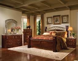 Garb your bedroom in dark, mysterious shades, such as charcoal, black or chocolate, or fashion a truly royal environment from grape purples, burgundy reds and antique golds. Triomphe Old World Cherry Wood Glass Master Bedroom Set The Classy Home