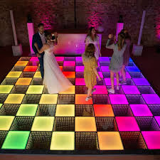 led dance floor creative cater event