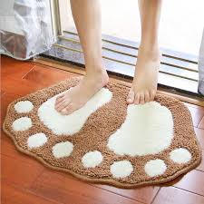 cute paw mat pn3093 bathroom carpet