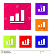 Chart Button Stock Vector Illustration Of Choice Flat