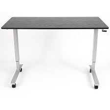 Standing at a desk makes you more alert/less drowsy and anecdotally, i feel more prone to looking around luxor stand up desk, crank adjustable. Luxor 60 Crank Adjustable Stand Up Desk Standup Cf60 Standing Desk Nation