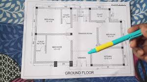 1500 square feet single floor stylish home design acha homes. 1300 Sqft Indian House Plan Hindi Sectional Elevation Front Elevation Civil Pathshala Youtube