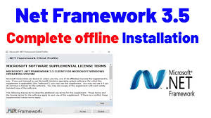 how to install net framework 3 5