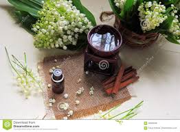Essential Oil And Lily Of The Valley Stock Image Image Of
