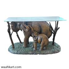 Baby Elephant Dining Table Showpiece