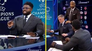Thierry Henry intervenes by giving Jamie Carragher massage during heated debate with Micah Richards about Mohamed Salah | talkSPORT