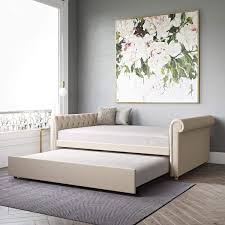 Sofa Bed With Trundle Upholstered Daybed