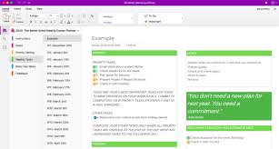 The digital planner is not available in onenote and there are limited training videos available. Onenote Planner Template For Professionals The Better Grind