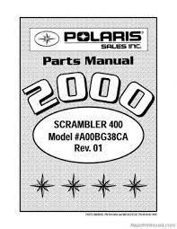 2000 polaris scrambler 400 4 4 atv