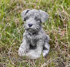 Miniature Schnauzer Dog Sculpture