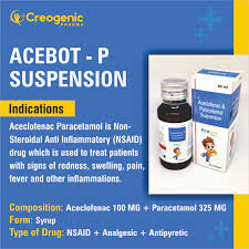aceclofenac paracetamol syrup works