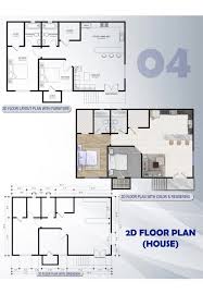Draw Architectural 2d Floor Plan In