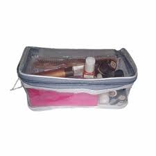 transpa pvc makeup kit pouch at rs