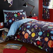 blue outer space bedding twin full