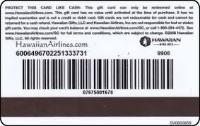 Hawaiian airlines is owned by hawaiian holdings, inc. Gift Card Hawaiian Airlines Airlines Various United States Of America Hawaiian Airlines Col Us Air 005 Sv0600859
