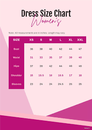 free mens dress shirt size chart pdf