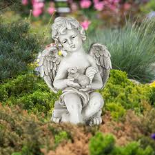 Promo Garden Sculpture Cherub Angel